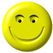 Tungsten Heavy Powder animated yellow smiley face