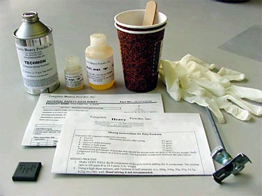 contents of the Technon (tm) / Poly test kit